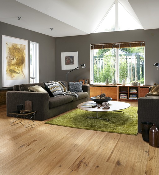 Kahrs Husk Oak Engineered Wood Flooring, Oiled, 125x10x1830mm