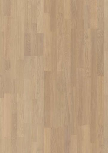 Boen Transparent Oak 3-Strip 14 mm Wood Flooring, Brushed, Live Natural, 14x215x2200 mm