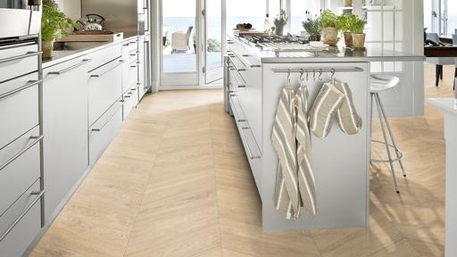 Kahrs Sensation Vision Click Chevron LVT Flooring, 145x6x665.4mm