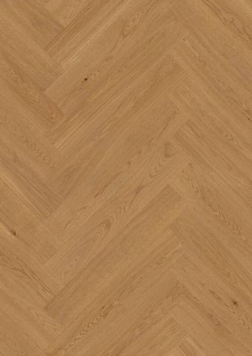 Boen Transparent Oak Herringbone T/G Wood Flooring, Brushed, Live Natural, 10.5x137x790 mm