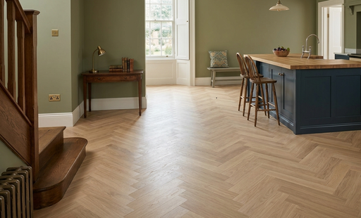 Tradition Engineered Oak Flooring, Spring Rye, Invisible Finish, 125x14x600mm