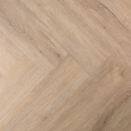 Evergreen Aqua Charred Grey SPC Vinyl Flooring, Herringbone, 122x5x610mm