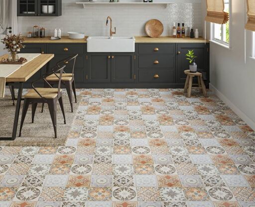 Aurum Victorian Tile Laminate Flooring, 405x8x805mm Thumb