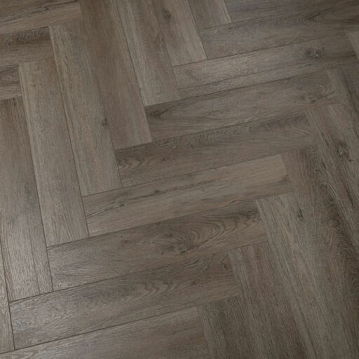 Tradition BML Misty Smoked Herringbone SPC Rigid Vinyl Flooring, 126x6x630mm Thumb