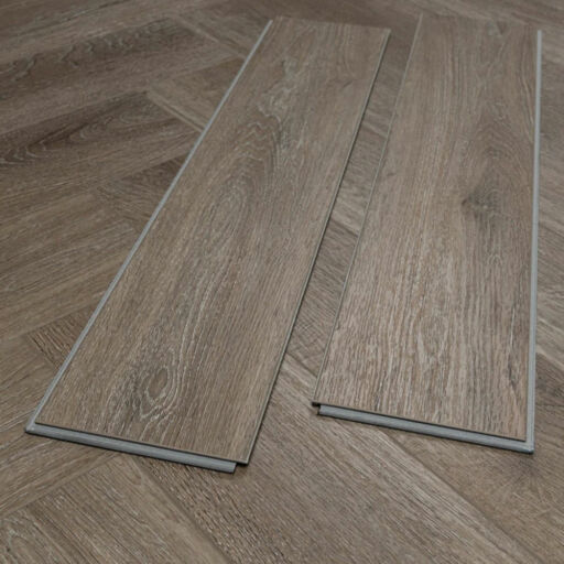 Tradition BML Misty Smoked Herringbone SPC Rigid Vinyl Flooring, 126x6x630mm