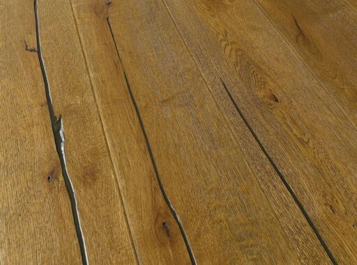Blanko Budget Huelva, Engineered Oak Flooring, Golden, Distressed & Oiled, 220x15x1900mm Thumb