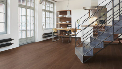 Boen Oak Oregon Engineered Flooring, Coloured Stained, Matt Lacquered, 138x3.5x14mm