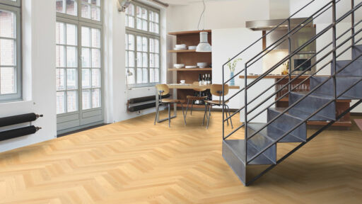 Boen Prestige Ash Parquet Flooring, Natural, Matt Lacquered, 70x10x470mm