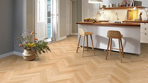 Boen Prestige Canadian Maple Parquet Flooring, Natural, Matt Lacquered, 70x10x470mm