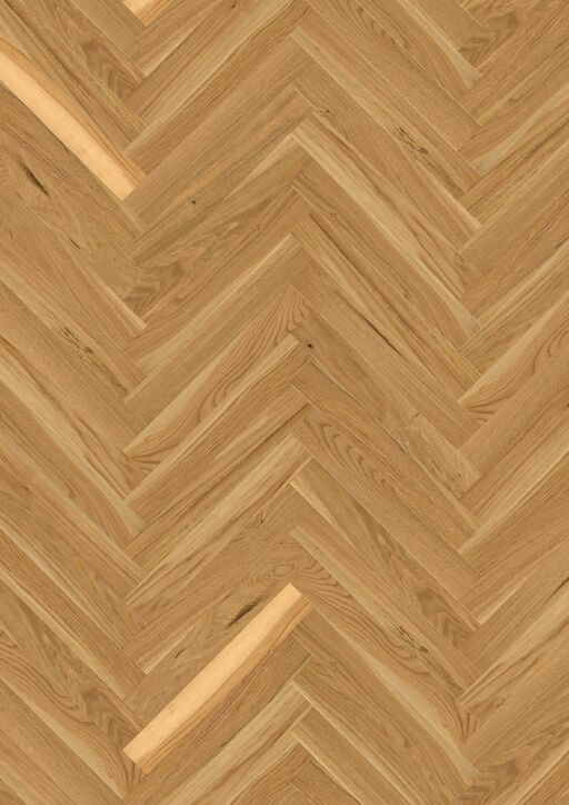 Boen Prestige Transparent Structure Oak Engineered 2 Layer Parquet Flooring, Oiled, 70x10x470mm