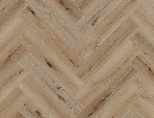 Karuna Oak SPC Vinyl Flooring, Herringbone, 128x5x615mm Thumb