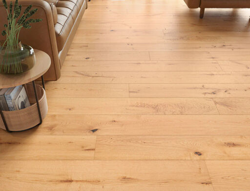 Kalix Engineered Oak Flooring, Rustic, Brushed & Oiled, 190x14x1900mm Thumb