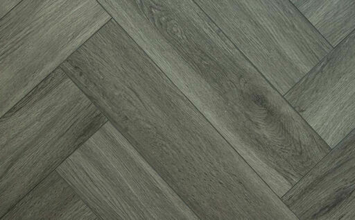 Firmfit Original Herringbone Dark Grey Oak Luxury Vinyl Flooring, 123x5x615mm