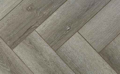 Chene Rigid Herringbone Old Grey Oak Oak Luxury Vinyl Flooring, 5mm