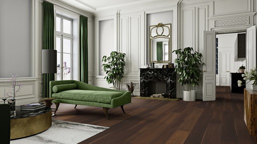Boen Marcato Smoked Oak Engineered Flooring, Live Natural Oiled, 14x209x2200mm