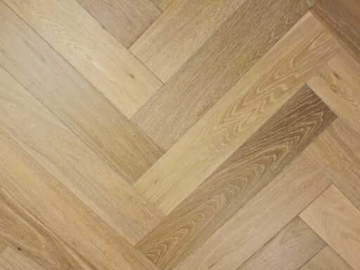 Elka Light Smoked Oak Herringbone Engineered Flooring, 120x14x600mm