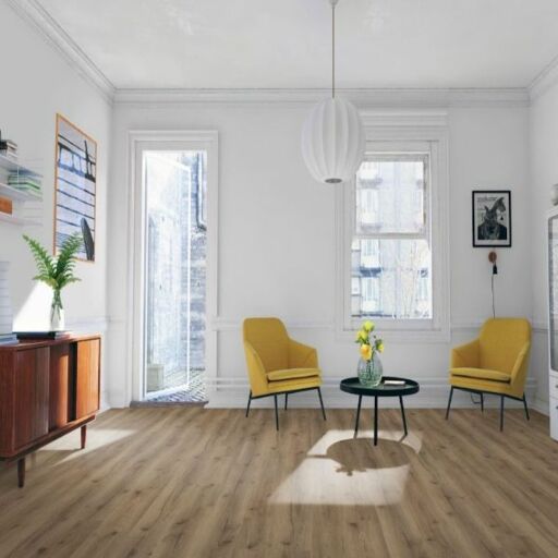 Evergreen Aqua Deluxe Smokey Bay Vinyl Plank Flooring, 184x5x1220mm