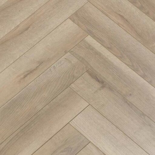 Evergreen Grey Oyster Herringbone Laminate Flooring, 100x12x600mm Thumb