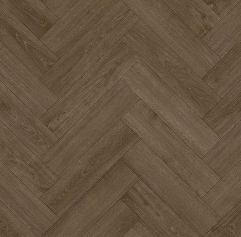 Every Room Identity Parquet LVT Deep Oak LVT Flooring, 2mm