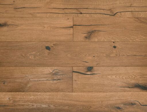 Huldemoss Engineered Oak Flooring, Distressed, UV Lacquered, 220x15x2200mm Thumb