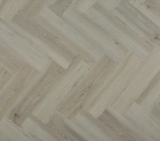 Ibrido Icona Herringbone Arctic Silver, Rigid Core, Luxury Vinyl Flooring, 135x6.5x540mm