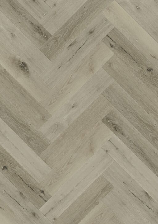 Ibrido Icona Herringbone Coastal Mist, Rigid Core, Luxury Vinyl Flooring, 128x6.5x600mm