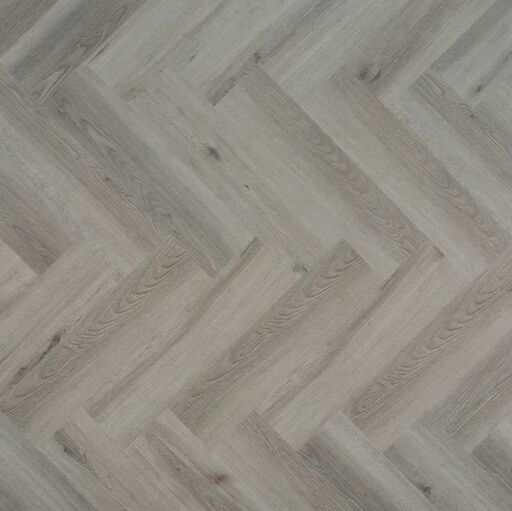 Ibrido Icona Herringbone Imperial Grey, Rigid Core, Luxury Vinyl Flooring, 135x6.5x540mm