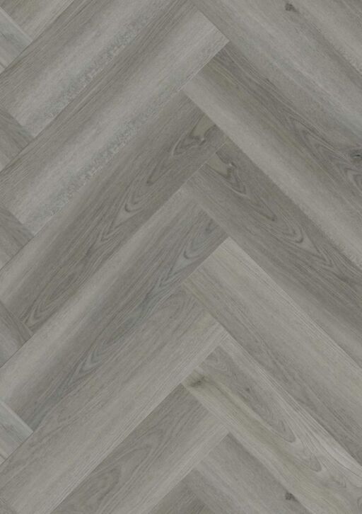 Ibrido Moda Herringbone Imperial Grey, Rigid Core, Luxury Vinyl Flooring, 135x5x540mm