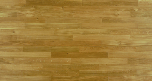 Junckers Solid Oak 2-Strip Flooring, Silk Matt Lacquered, Classic, 129x14mm Image