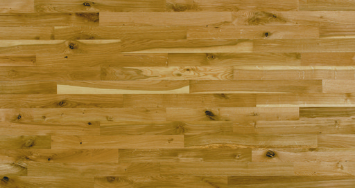 Junckers Solid Oak 2-Strip Flooring, Untreated, Variation, 129x22mm Image