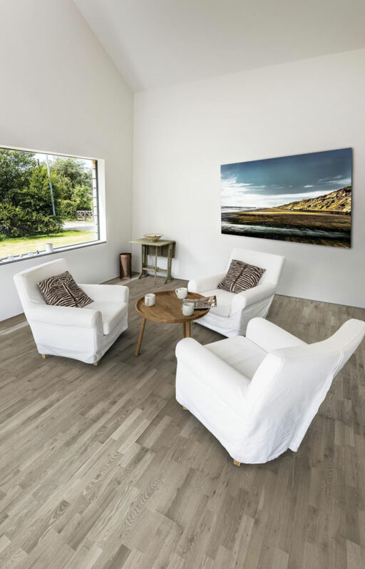 Kahrs Harmony Alloy Engineered Oak Flooring, Rustic, Brushed, Matt Lacquered, 200x15x2421mm