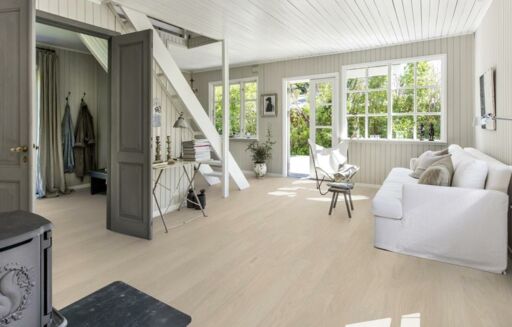 Kahrs Life Essential Coconut Cream Wide Engineered Flooring, Matt Lacquered, 150x7x1810mm
