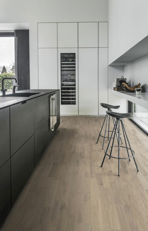 Kahrs Lumen Dim Engineered Oak Flooring, Brushed & Ultra Matt Lacquered, 200x15x2423mm