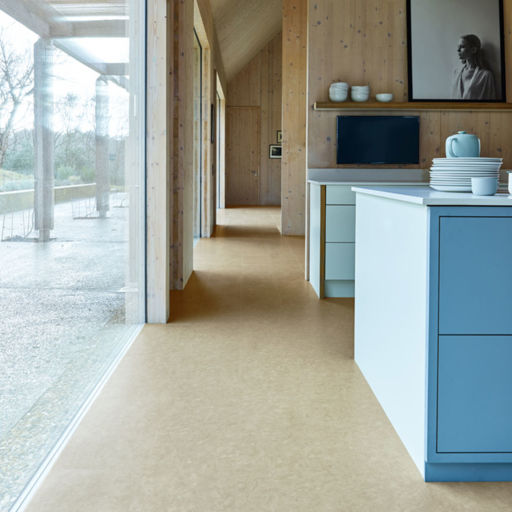 LG Hausys DecoTile 30 Ivory Luxury Vinyl Tile, 600x2x300mm