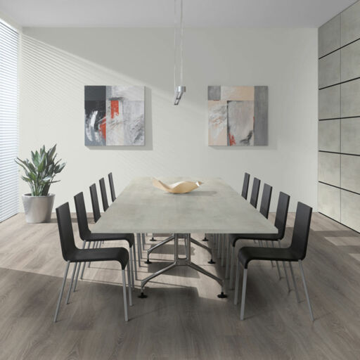Lifestyle Harrow Grey Oak Laminate Flooring, 8mm Thumb
