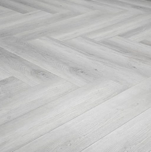 Longevity SPC Herringbone Light Grey LVT Flooring, 4mm