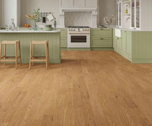 Mirathil Engineered Oak Flooring, Golden, Brushed, Rustic, UV Lacquered, 125x10xRL