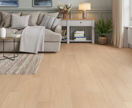Moonwood Deluxe Oak Laminate Flooring, Natural Honey, 238x12x1515mm Thumb