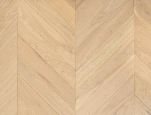 Pyraeth Chevron Engineered Oak Flooring, Invisible, UV Oiled, 90x14x510mm