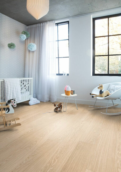 QuickStep Alpha Bloom, Pure Oak Blush Vinyl Flooring, 209x6x1494mm