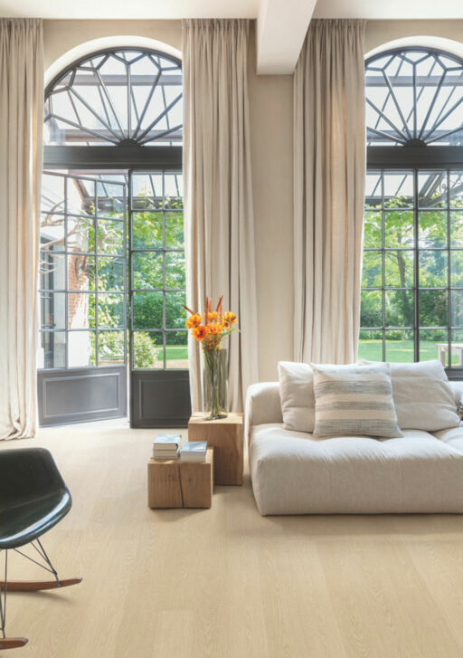 QuickStep Alpha Blos, Buttermilk Oak Vinyl Flooring, 189x5x1251mm