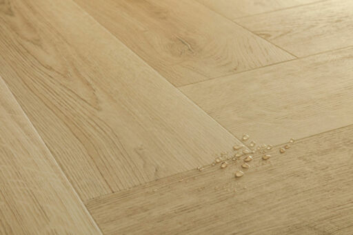 QuickStep Alpha Ciro, Botanic Beige Herringbone Vinyl Flooring, 126x6x630mm Thumb