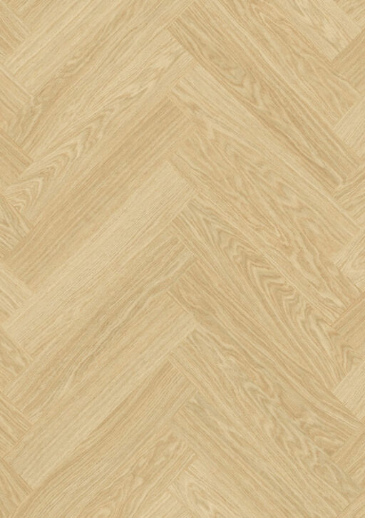 QuickStep Alpha Ciro, Pure Oak Blush Herringbone Vinyl Flooring, 126x6x630mm Thumb