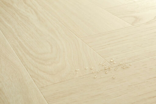 QuickStep Alpha Ciro, Pure Oak Polar Herringbone Vinyl Flooring, 126x6x630mm Thumb