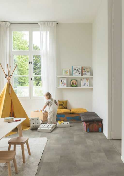 QuickStep Alpha Oro, Concrete Rock Vinyl Flooring, 303x5x610mm