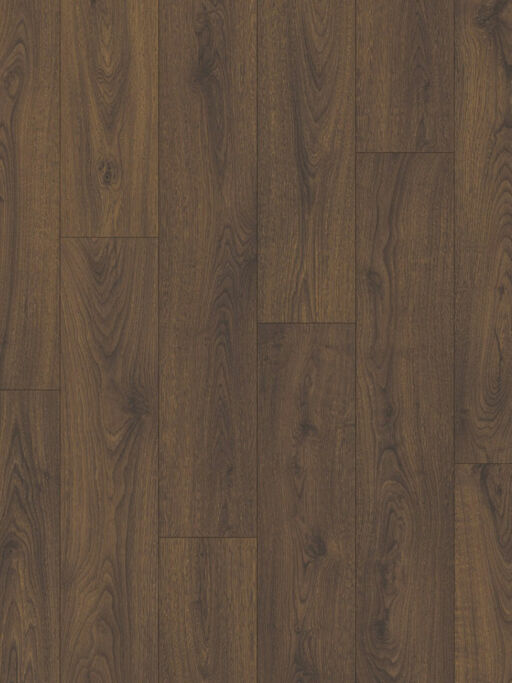 QuickStep CLASSIC Peanut Brown Oak Laminate Flooring, 8mm Thumb