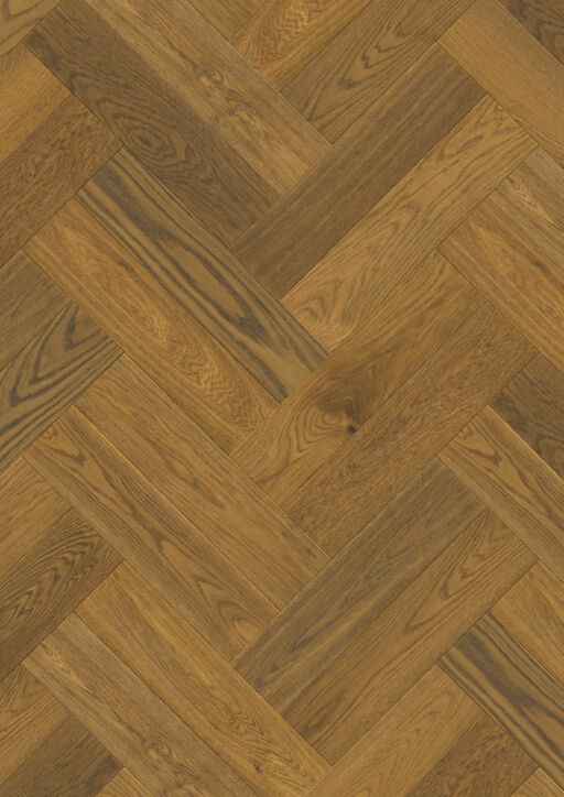 QuickStep Disegno Cinnamon Raw Oak Engineered Parquet Flooring, Extra Matt Lacquered, 145x13.5x580mm Thumb