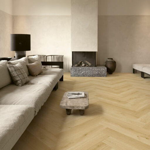 QuickStep Impressive Design, Cardamom Oak Herringbone Laminate Flooring, 131x8x655mm Thumb