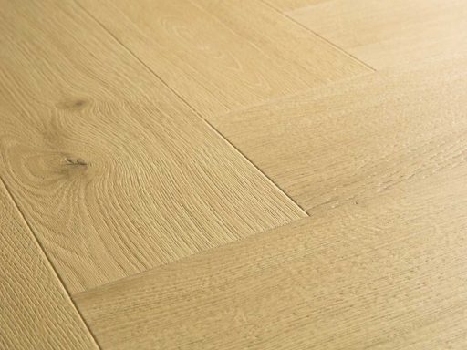 QuickStep Impressive Design, Nutmeg Oak Herringbone Laminate Flooring, 131x8x655mm Thumb