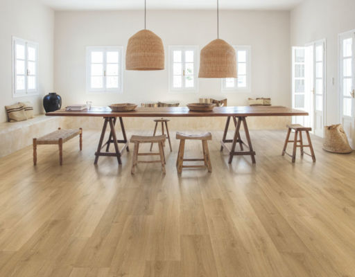 QuickStep Capture Brushed Oak Warm Natural Laminate Flooring, 9mm